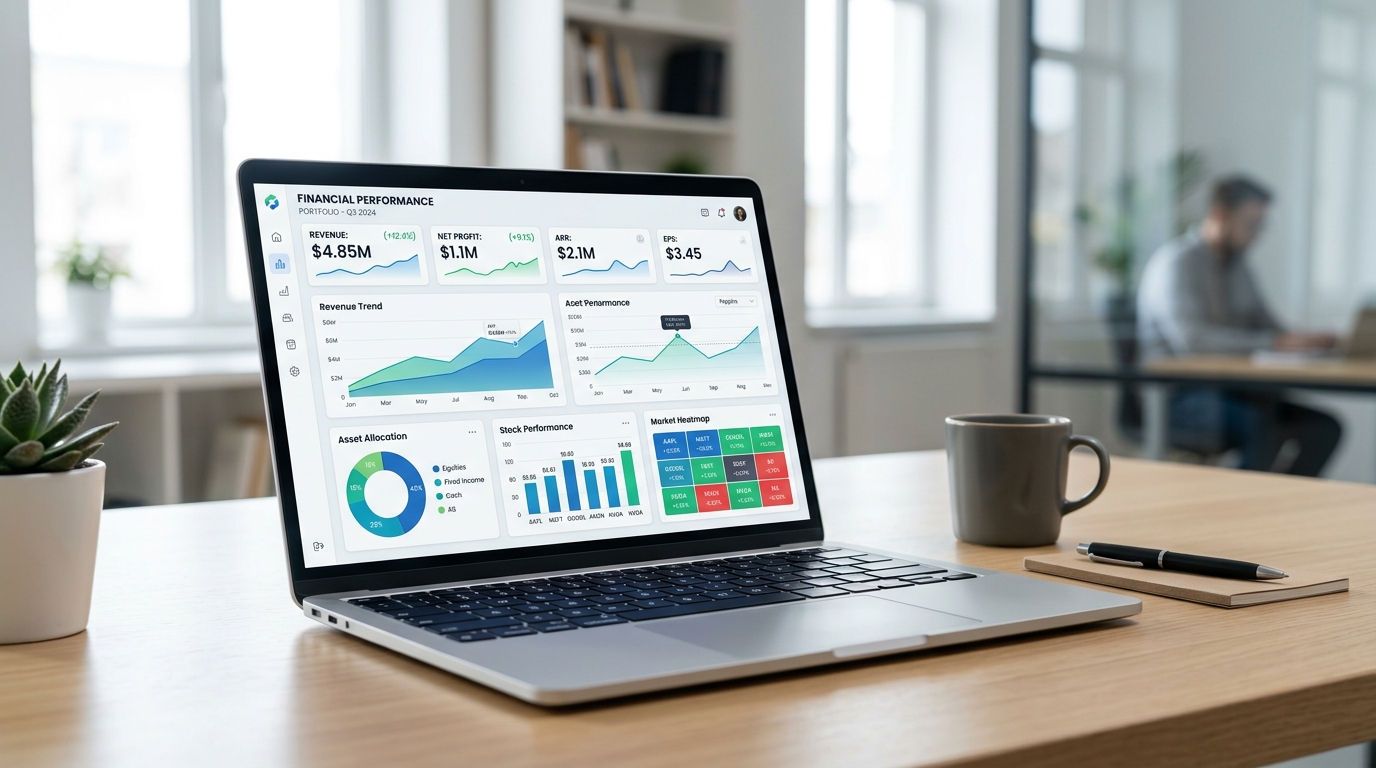 EPreServ Tableau de bord analytique et indicateurs financiers